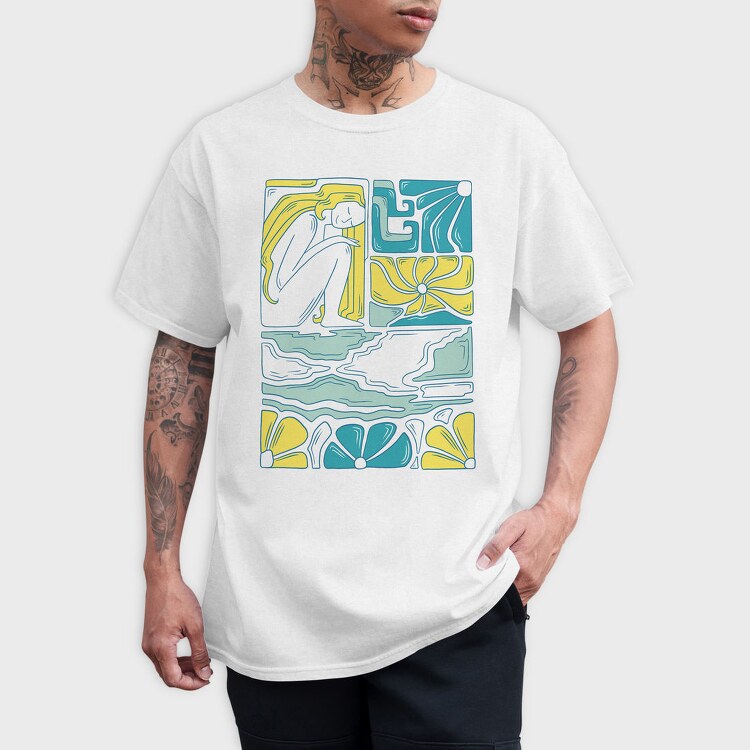 Nature Blonde Woman, Tricou Barbati (Unisex)