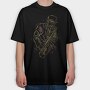 Saxophone Man, Tricou Oversize Barbati (Unisex)