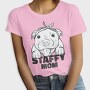 Staffordshire Bull Terrier Cute Staffy Mom, Tricou Femei