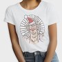 Santa Llama Hat, Tricou Femei