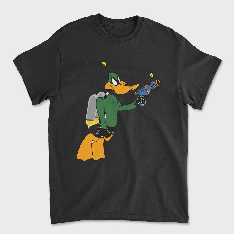 Cartoon Retro Duck Dodgers 2, Tricou Barbati (Unisex)