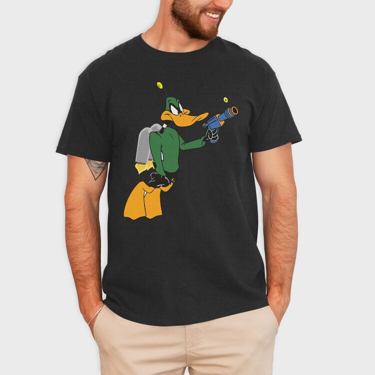 Cartoon Retro Duck Dodgers 2, Tricou Barbati (Unisex)