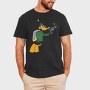 Cartoon Retro Duck Dodgers 2, Tricou Barbati (Unisex)