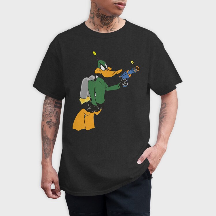 Cartoon Retro Duck Dodgers 2, Tricou Barbati (Unisex)