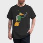 Cartoon Retro Duck Dodgers 2, Tricou Barbati (Unisex)