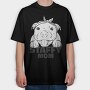 Staffordshire Bull Terrier Cute Staffy Mom, Tricou Oversize Barbati (Unisex)