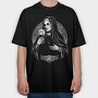 Dark Nun With Beer Evil, Tricou Oversize Barbati (Unisex)