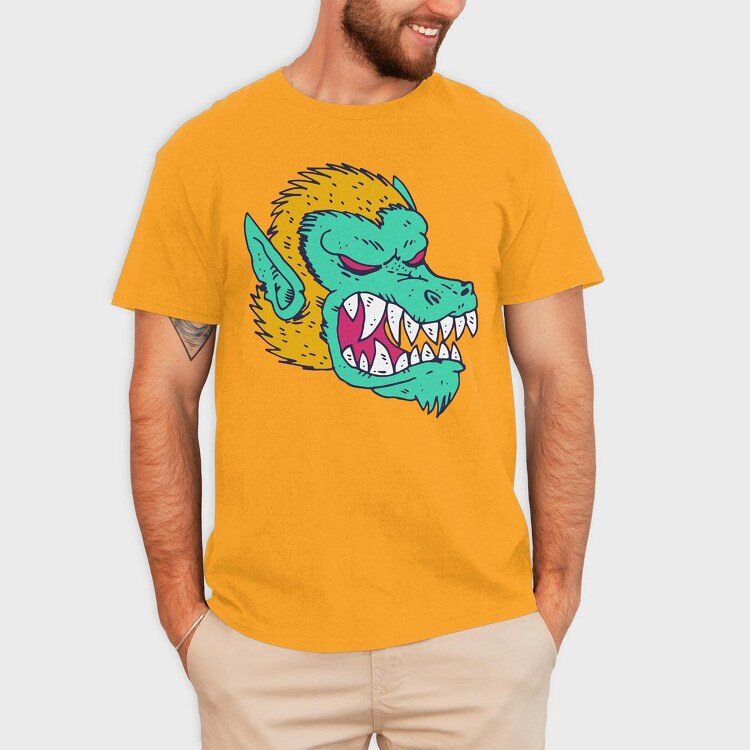 Monster Faces 2, Tricou Barbati (Unisex)