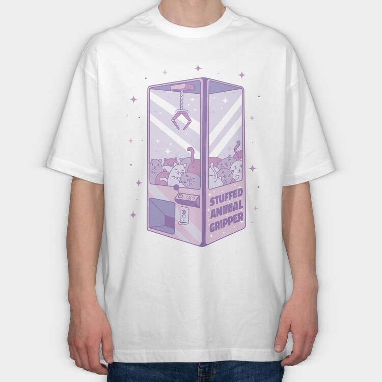 Gripping Machine, Tricou Oversize Barbati (Unisex)