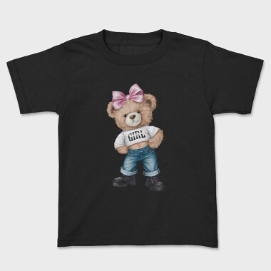 Girl Bear Tattoo, Tricou Copii