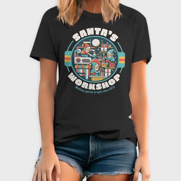 Santa S Workshop, Tricou Barbati (Unisex)