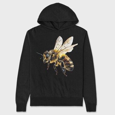 Bee In Flight, Hanorac Oversize Barbati (Unisex)