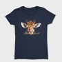 Giraffe Face Peeking, Tricou Femei