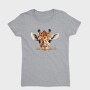 Giraffe Face Peeking, Tricou Femei