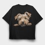 Glen Of Imaal Terrier, Tricou Oversize Barbati (Unisex)