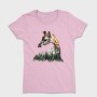 Giraffe Forest Clipart, Tricou Femei