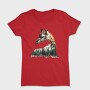 Giraffe Forest Clipart, Tricou Femei
