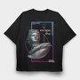Statue Glitch Quote 1, Tricou Oversize Barbati (Unisex)