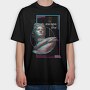 Statue Glitch Quote 1, Tricou Oversize Barbati (Unisex)