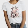 Cow And Pig Love Pig Cow, Tricou Femei