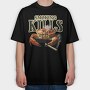 Sarcastic Crab Smoking, Tricou Oversize Barbati (Unisex)