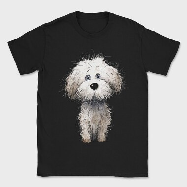 Bichon Frise Face, Tricou Barbati (Unisex)