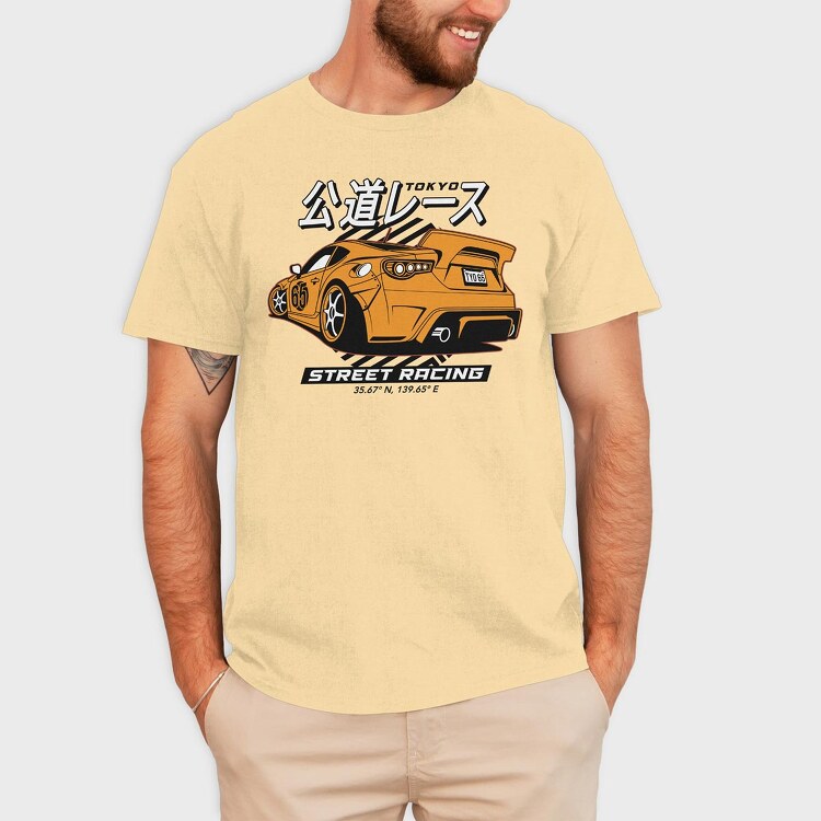Street Race Tokyo, Tricou Barbati (Unisex)