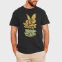 Steampunk Inspired Butterfly Lotus, Tricou Barbati (Unisex)