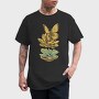 Steampunk Inspired Butterfly Lotus, Tricou Barbati (Unisex)