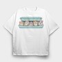 Guinea Pig Pill Organizer, Tricou Oversize Barbati (Unisex)