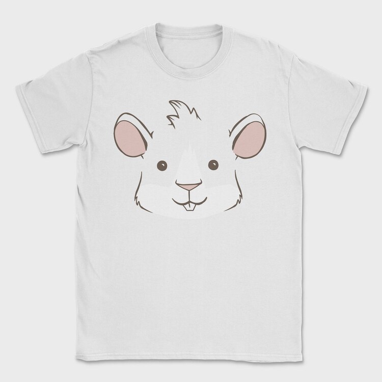 Guinea Pig Face, Tricou Barbati (Unisex)