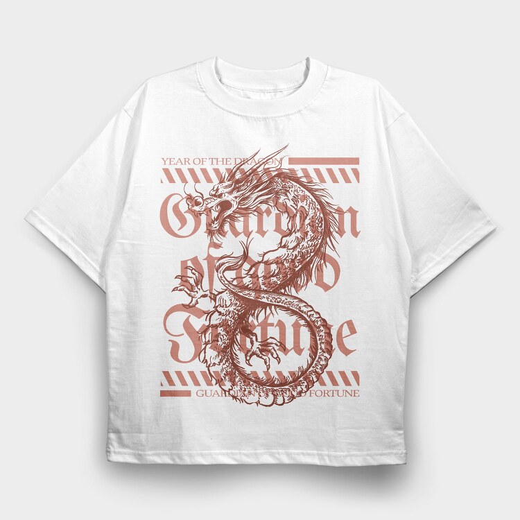 Guardian of Good Fortune, Tricou Oversize Barbati (Unisex)