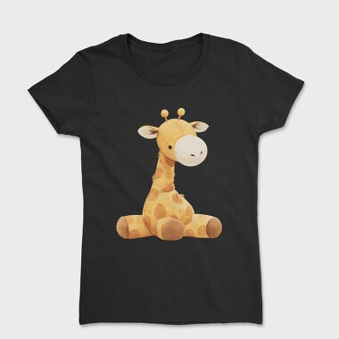 Giraffe Sitting Animal, Tricou Femei