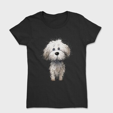 Bichon Frise Face, Tricou Femei