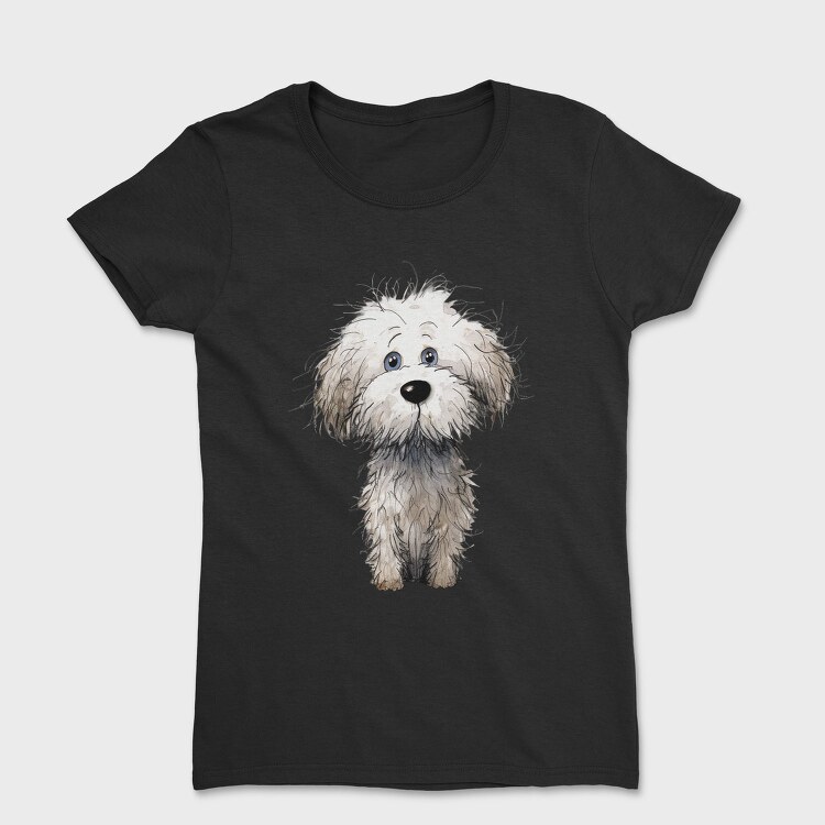 Bichon Frise Face, Tricou Femei