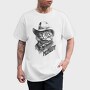 Cowboy Cat In Hat, Tricou Barbati (Unisex)
