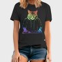 Neon Cat Dj, Tricou Barbati (Unisex)