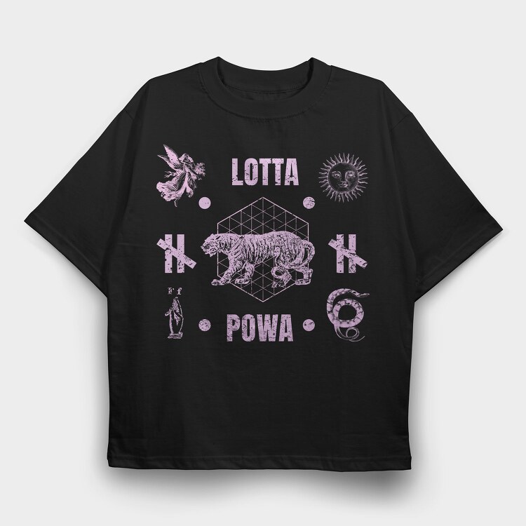 Grounge Powa, Tricou Oversize Barbati (Unisex)