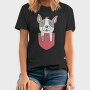 French Bulldog Pocket, Tricou Barbati (Unisex)