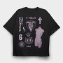 Grounge Night, Tricou Oversize Barbati (Unisex)
