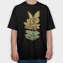 Steampunk Inspired Butterfly Lotus, Tricou Oversize Barbati (Unisex)