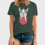 French Bulldog Pocket, Tricou Barbati (Unisex)