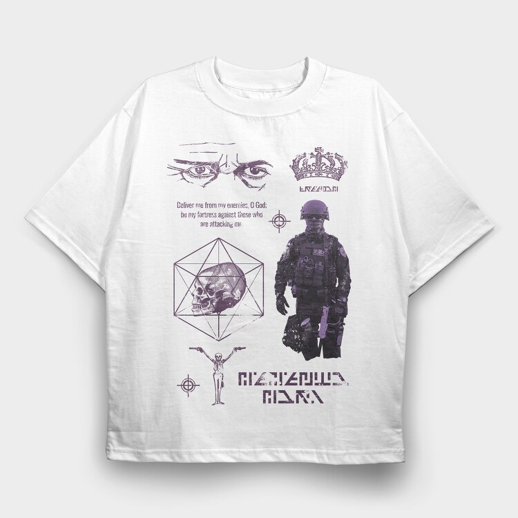 Grounge Defense, Tricou Oversize Barbati (Unisex)