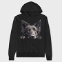 Belgian Sheepdog Peeking, Hanorac Oversize Barbati (Unisex)