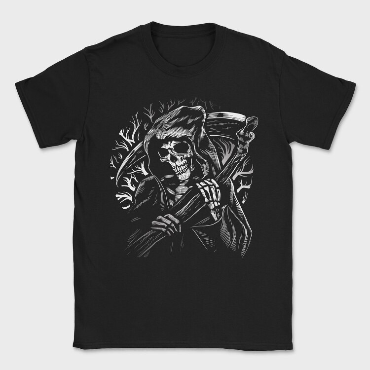 Grim Reaper Scythe, Tricou Barbati (Unisex)
