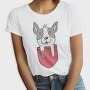 French Bulldog Pocket, Tricou Femei