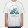Olympic National Park Quote, Tricou Oversize Barbati (Unisex)