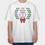 Oh Deer Xmas, Tricou Oversize Barbati (Unisex)