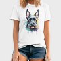 Scottish Terrier Color Splash, Tricou Barbati (Unisex)