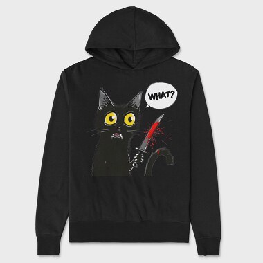 Black Cat Knife, Hanorac Oversize Barbati (Unisex)